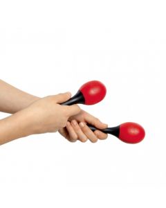 Nino Plastic Egg Maracas, Rot