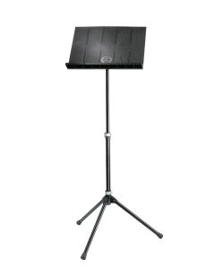 K&M 12120 Orchesternotenpult faltbare Kunststoffplatte schwarz