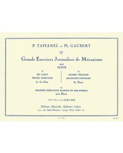 Taffanel/Gaubert  17 Grands exercices journaliers de mécanisme