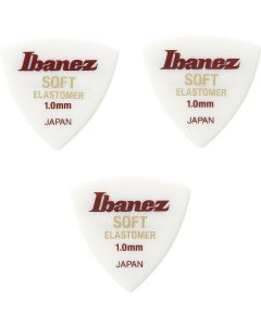 Ibanez Plektren 1,0mm Elastomer 3 Stück Triangel Soft