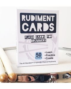 360 Drums Rudiment Cards - Flash Cards for Drummers