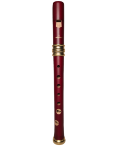 Mollenhauer 4119R Traumflöte Sopranblockflöte Birnbaum rot