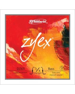 DAddario DZ611 3/4M Zyex Medium G Saite Kontrabass