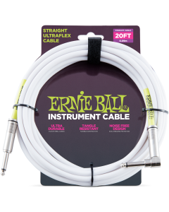 Ernie Ball Instr.kabel, gerade/gewinkelt, 6,09m,
