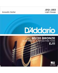 DAddario EJ11 80/20 Bronze Light 012-053