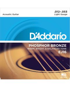 DAddario EJ16 Phosphor Bronze Light 012-053