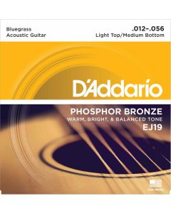 DAddario EJ19 Phosphor Bronze Bluegrass Light Top/Medium Bottom 012-056