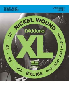 DAddario EXL165 Nickel Wound Bass Custom Light 045-105 Long Scale