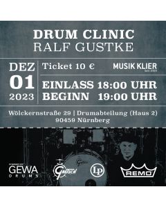 Gretsch Ralf Gustke 2023 (DrumClinic)