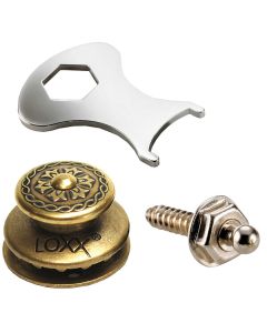 Loxx Strap Lock Set Electric Victorian Messing