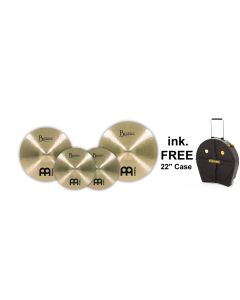 Meinl BT-CS1 SPEZIAL Byzance Traditional Complete Cymbal Set inkl. FREE Hardcase 22"