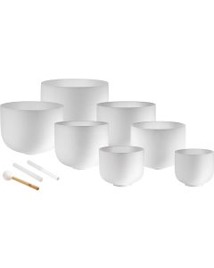 Meinl Sonic Energy CRYSTAL Klangschalen Chakra-Set 