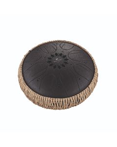 Meinl MOSTD1BK Sonic Energy Octave Steel Tongue Drum, H-Moll