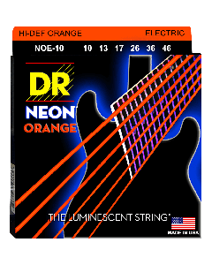 DR NOE-10 Neon Hi-Def Orange 010-046 Luminiscent Strings