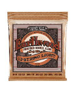 Ernie Ball 2153 Earthwood 12-String Light Phosphor Bronze