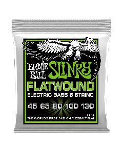 Ernie Ball 2816 Slinky Flatwound 5-String Bass Cobalt 