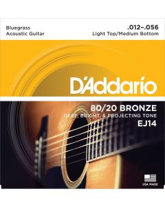 DAddario EJ14 80/20 Bronze Bluegrass Light Top/ Medium Bottom 012-056