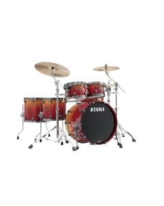 Tama WBS52RZBBSVBF Starclassic Walnut Birch Shellset Vermillon Bosse Fonce Fade