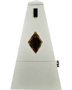 Wittner 807WH Metronom Pyramidenform Holz weiß poliert