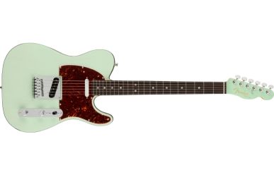 Fender American Ultra Luxe Telecaster RW Transparent Surf Green