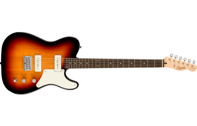 Squier Paranormal Series Baritone Cabronita Telecaster LRL 3TS 3-Color Sunburst