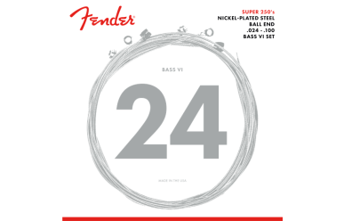 Fender 250B6 Super Nickel Plated Steel Bass VI 024-084