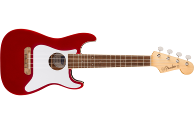 Fender Fullerton Strat Ukulele Candy Apple Red