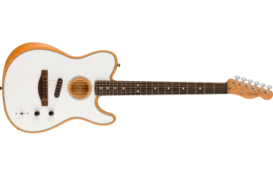 Fender Acoustasonic Player Series Telecaster RW AWT Arctic White
