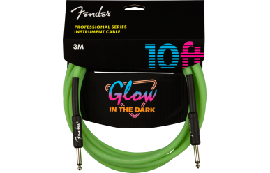 Fender Pro Series Glow in the Dark Cable 10"