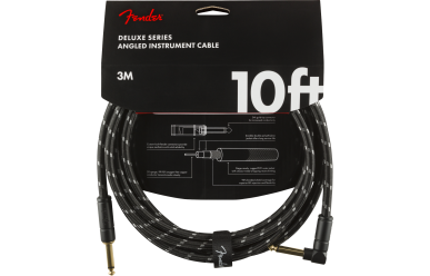 Fender Deluxe Series Instrument Cable 10ft/3m Angled