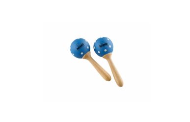 Nino Wood Maracas, blau/weiß
