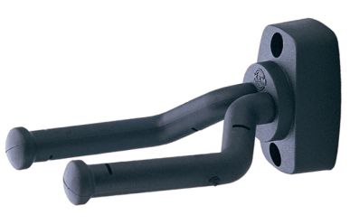K&M 16280 Gitarren-Wandhalter schwarz