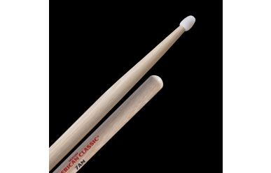 Vic Firth Hickory Drumsticks 7A, Nylon Tip