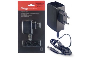 Stagg PSU-9V1A7R-EU Netzteil Stabilisiert 9V/1,7A