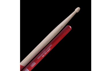 Vic Firth Hickory Drumsticks 5A Vic Grip, Wood Tip