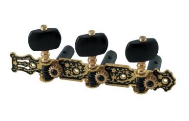 Fire & Stone Mechanik 545345 Konzertgitarre Gold/Acryl
