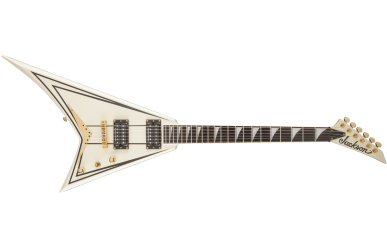 Jackson Pro Series Rhoads RRT3 Ivory With Black Pinstripes