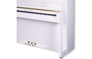 Schimmel Wilhelm W 114 Tradition weiß poliert Showroom