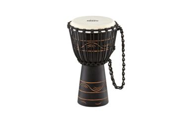Nino African Style Wood Djembe Moon Rhythm Design 8"