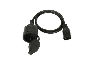 Omnitronic Adapterkabel Kaltgeräte/Schutzkontakt 1m