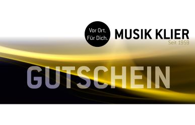 MUSIK KLIER Geschenkgutschein 10,00 €