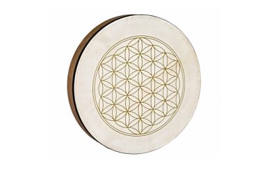 Meinl HD16WB-FOL Sonic Energy Handdrum 16", Walnut Brown, Flower Of Life Symbol