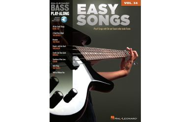 Hal Leonard Bass Play-Along Vol.34   Easy Songs incl online audio