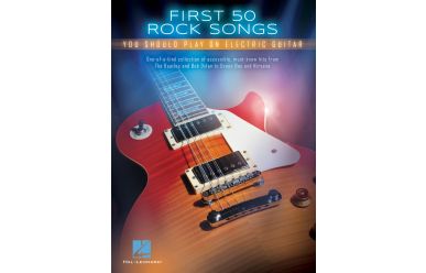 HL131159       First 50 rock songs you should play on electric guitar