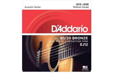 DAddario EJ12 80/20 Bronze Medium 013-056