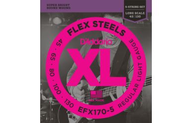 DAddario EFX170-5 Flex Steel Bass 5-String 45-130