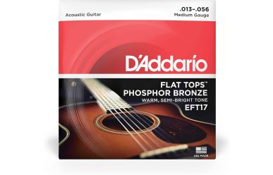 DAddario EFT17 Flat Tops Medium 013-056