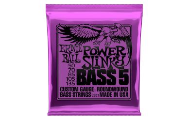 Ernie Ball 2821 Power Slinky 5-String Bass Nickel Wound