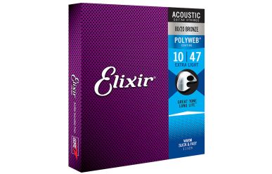 Elixir Polyweb 11000 80/20 Bronze Extra Light 010-047