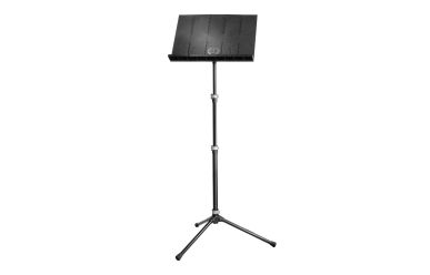 K&M 12125 Orchesternotenpult faltbare Kunststoffplatte schwarz